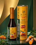 Hayat Buckthorn with Curcumin Ras — Super Himalayan Leh Berry Juice | Omega 3-6-7-9 (500 mL)