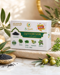 Zaitoon Sidr — 100% Natural Handmade Herbal Soap with Kalonji, Neem & Olive (100 gm)